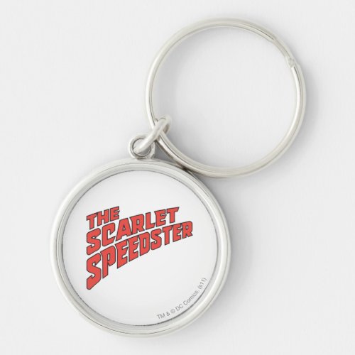 The Scarlet Speedster Logo Keychain
