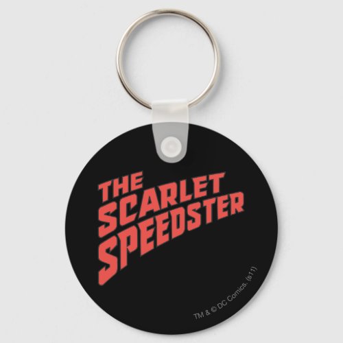 The Scarlet Speedster Logo Keychain