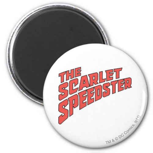 The Scarlet Speedster Logo Magnet