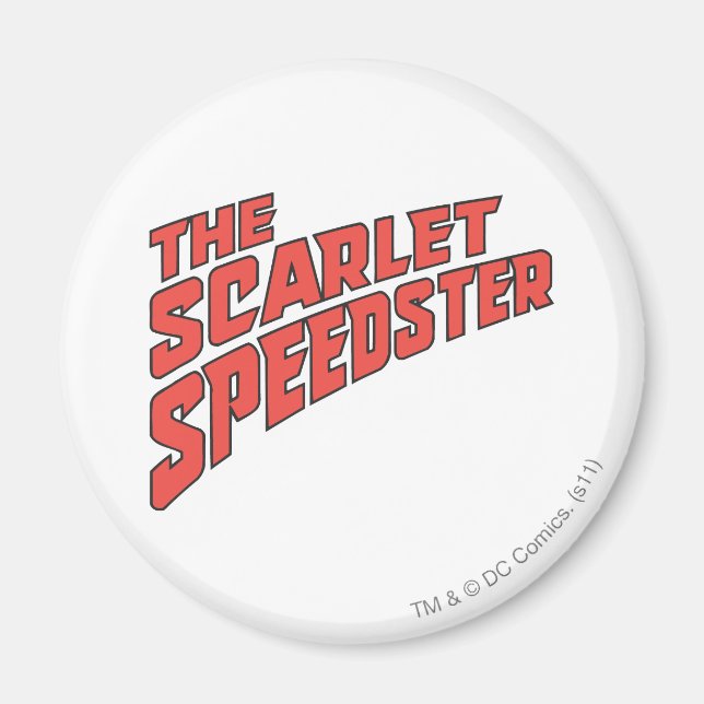 The Scarlet Speedster Logo Magnet (Front)