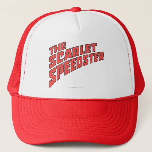 The Scarlet Speedster Logo Trucker Hat