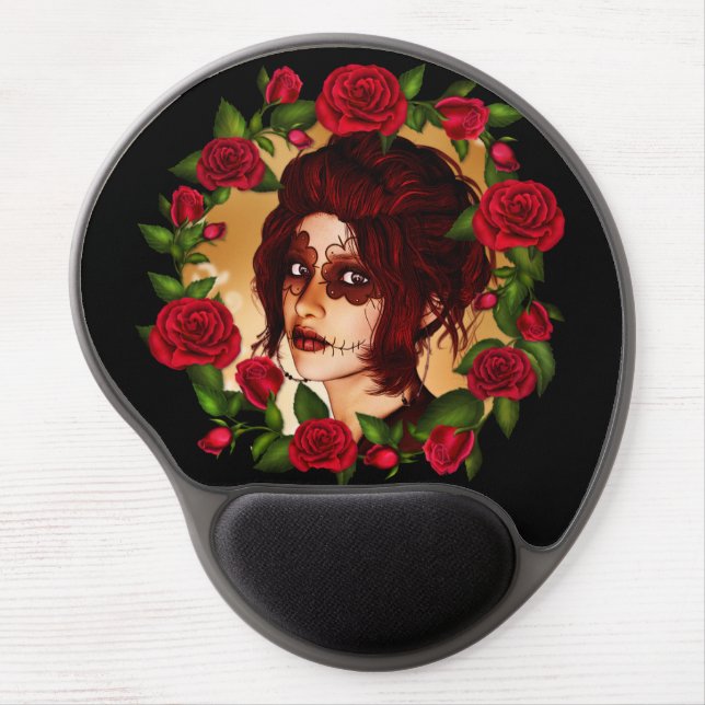 The Scarlet Sugar Doll Gel Mouse Pad (Front)