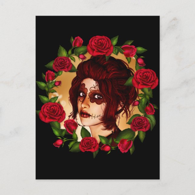 The Scarlet Sugar Doll Postcard (Front)