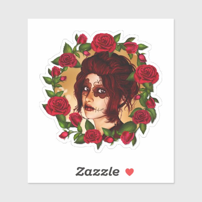 The Scarlet Sugar Doll Sticker (Sheet)