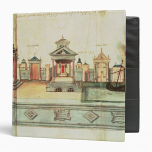 The Scenery for Valenciennes Mystery Play 3 Ring Binder