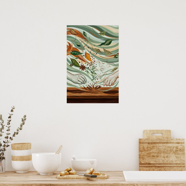 The Scent of Connection Poster (Kitchen)