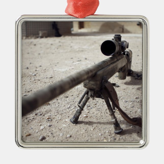 The Schmidt & Bender M-854155 DS Metal Ornament (Front)