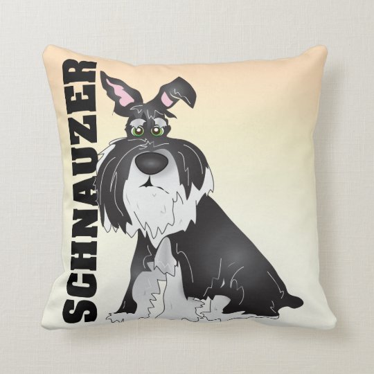 scottie the schnauzer pillow