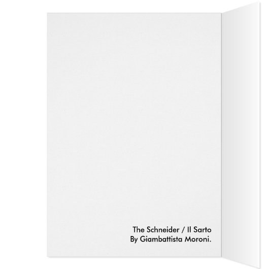 The Schneider / Il Sarto By Giambattista Moroni. (Inside (Left))
