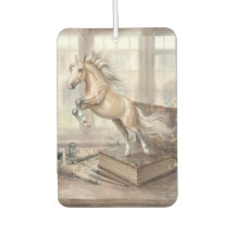 The Scholar Horse Leaping from a Book