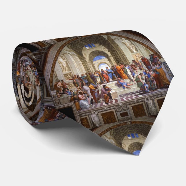 The School of Athens ネクタイ Neck Tie (Rolled)