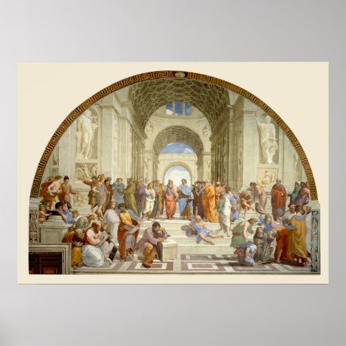 The School of Athens by Raffaello  Poster