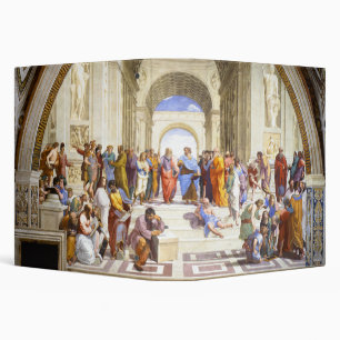 The School of Athens by Raphael 3 Ring Binder