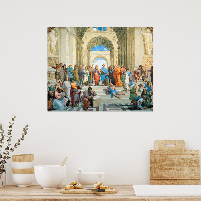 The School of Athens by Raphael  Poster (Kitchen)