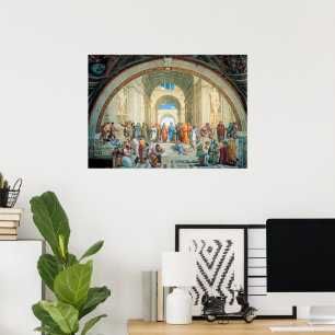 The School of Athens by Raphael Poster