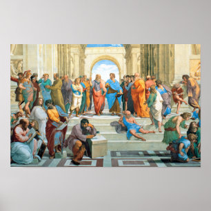 The School of Athens by Raphael Poster