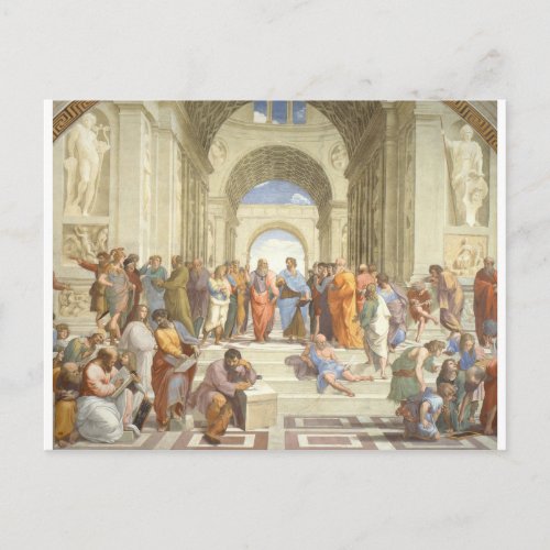 The School of Athens Postcard