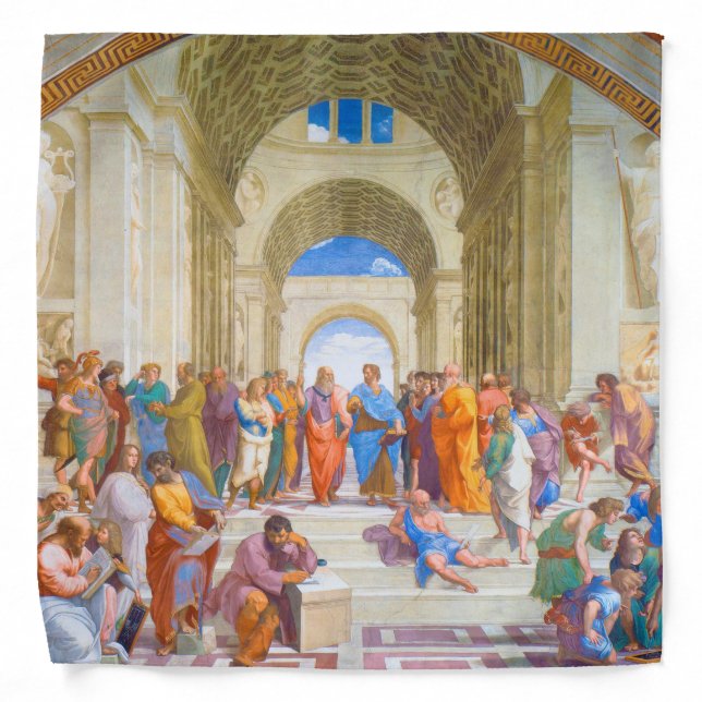 The School of Athens, Raphael Bandana (Front)