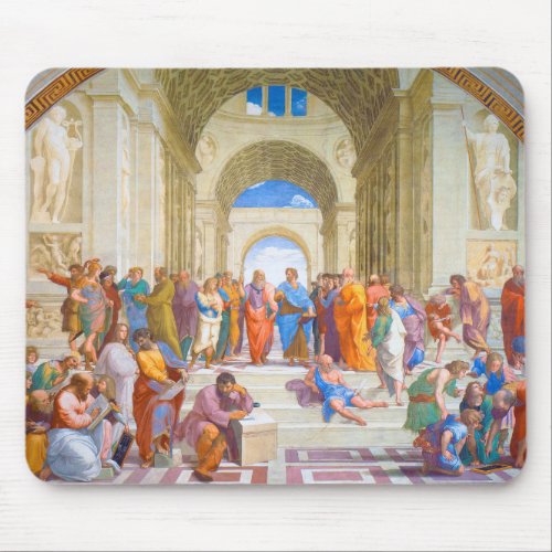 The School of Athens Raphael Mouse Pad