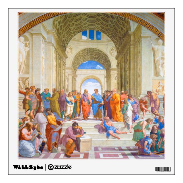 The School of Athens, Raphael Wall Decal (Front)