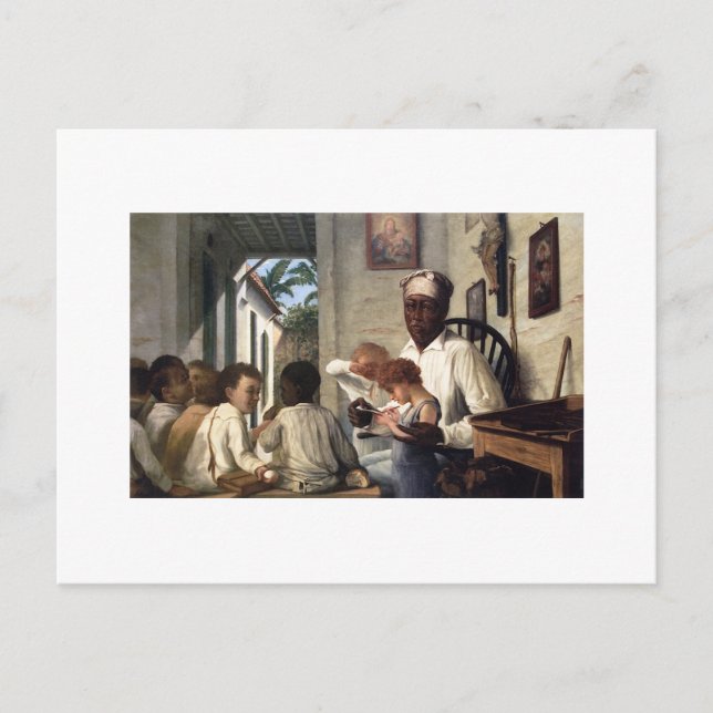 The School of Master Rafael Cordero Postcard (Front)