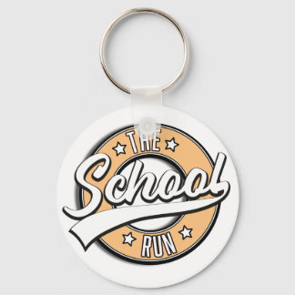 The School Run retro logo Keychain