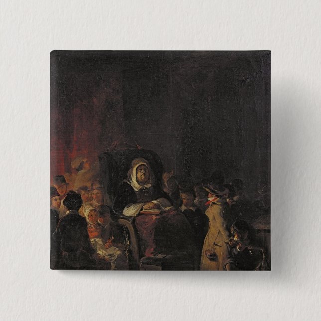 The Schoolmistress Button (Front)