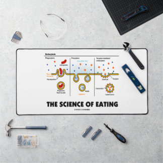 The Science Of Eating Endocytosis Biology Humor Desk Mat