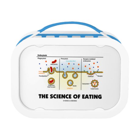 The Science Of Eating (endocytosis Biology Humor) Lunch Box
