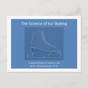 The Science of Ice Skating Postcard