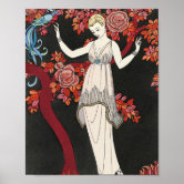 Sortilges: Evening dress by George Barbier Poster | Zazzle