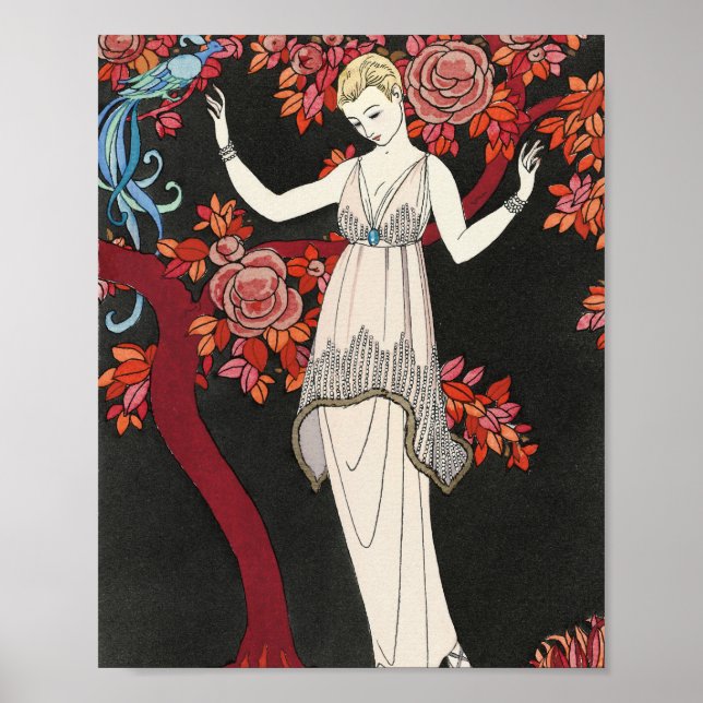 The Science Tree Evening Dress - George Barbier Poster (Front)