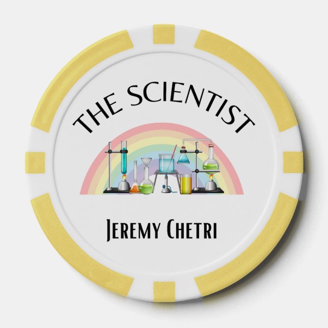 The Scientist Poker Chips (Front)