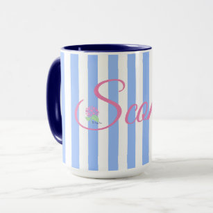 The Sconset Blue Stripe Mug