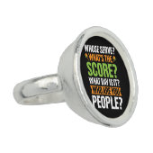 The Score Pickleball Lover Ring (Side)