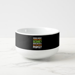 The Score Pickleball Lover Soup Mug
