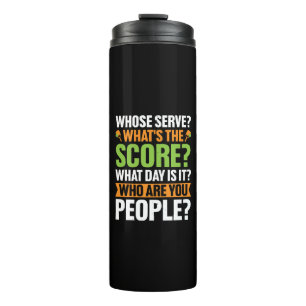 The Score Pickleball Lover Thermal Tumbler