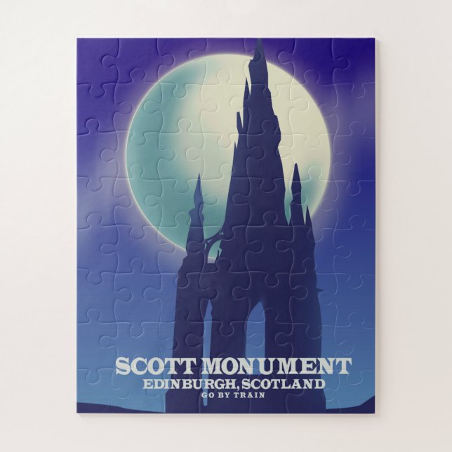 The Scott Monument, Edinburgh,Scotland Jigsaw Puzzle (Vertical)