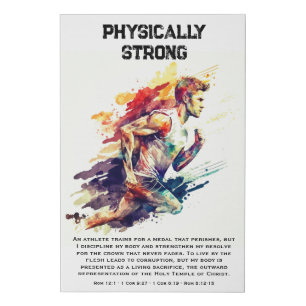 The Scout Oath - Physically Strong - Canvas #1