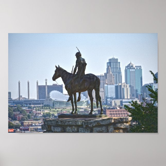 The Scout Statue, Kansas City Poster (Front)