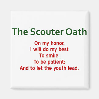 The Scouter Oath Magnet