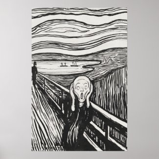 The Scream (1895) by Edvard Munch.