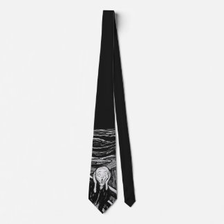 The Scream (1895) Edvard Munch Woodcut Fine Art Neck Tie