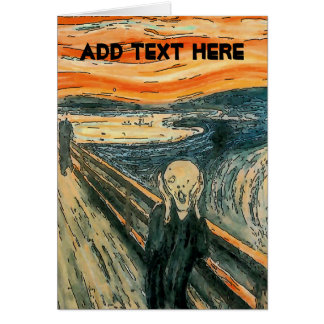 The Scream, add your text