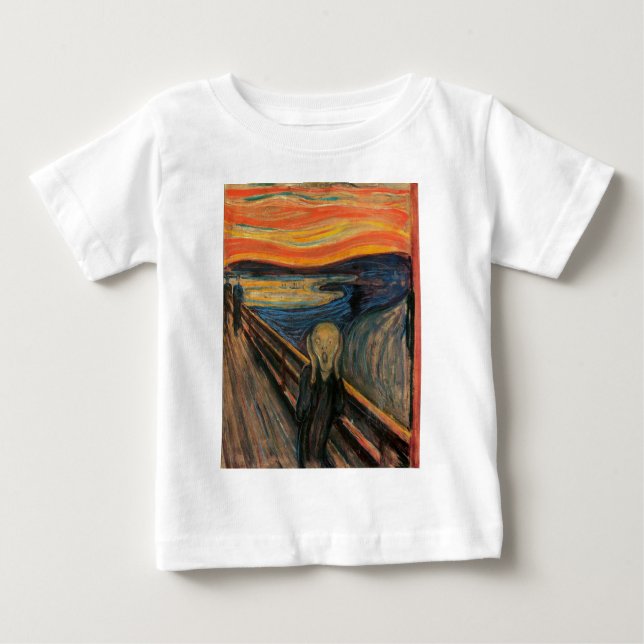 The Scream by Edvard Munch Baby T-Shirt (Front)