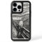 The Scream by Edvard Munch Black and White