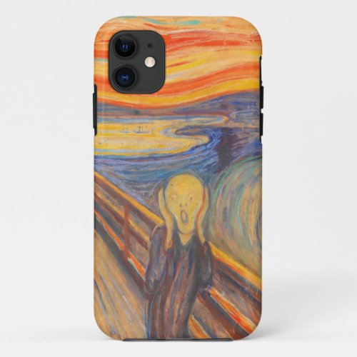 The Scream by Edvard Munch iPhone 11 Case