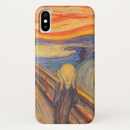 The Scream by Edvard Munch iPhone X Case