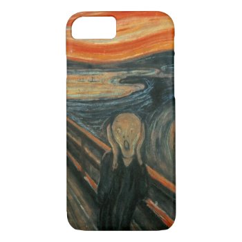 The Scream By Edvard Munch Iphone 8/7 Case by Ladiebug at Zazzle