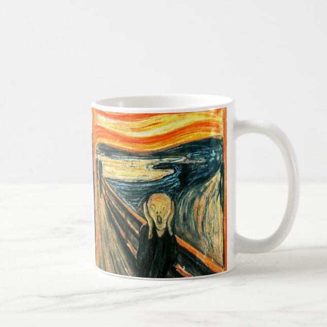The Scream by Edvard Munch Coffee Mug (Right)